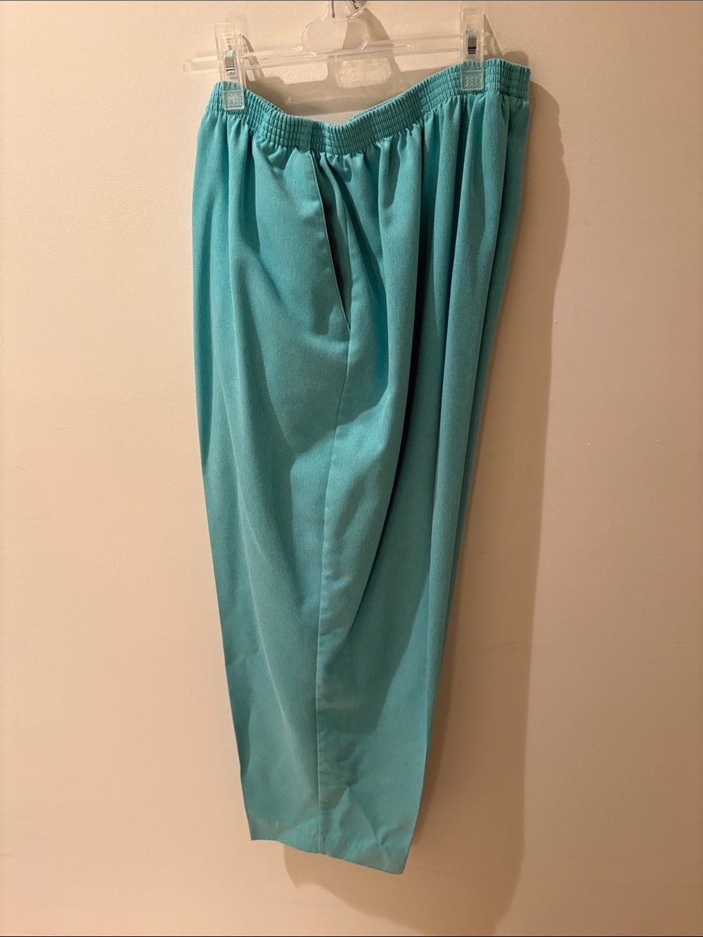 Alfred Dunner Teal Elastic-Waist Trousers